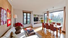 Jídelna obývací pokoj bydlení reality byt (Modřanský Háj)