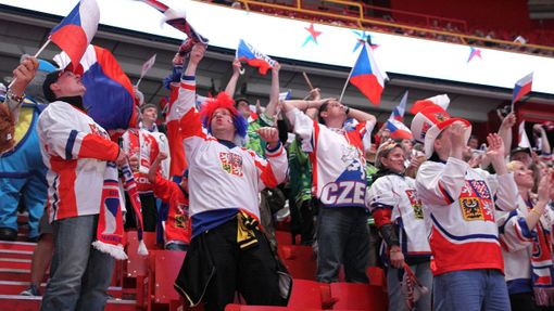 Hokej, MS 2013, Česko - Slovinsko: čeští fanoušci