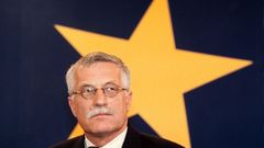Václav Klaus v Bruselu