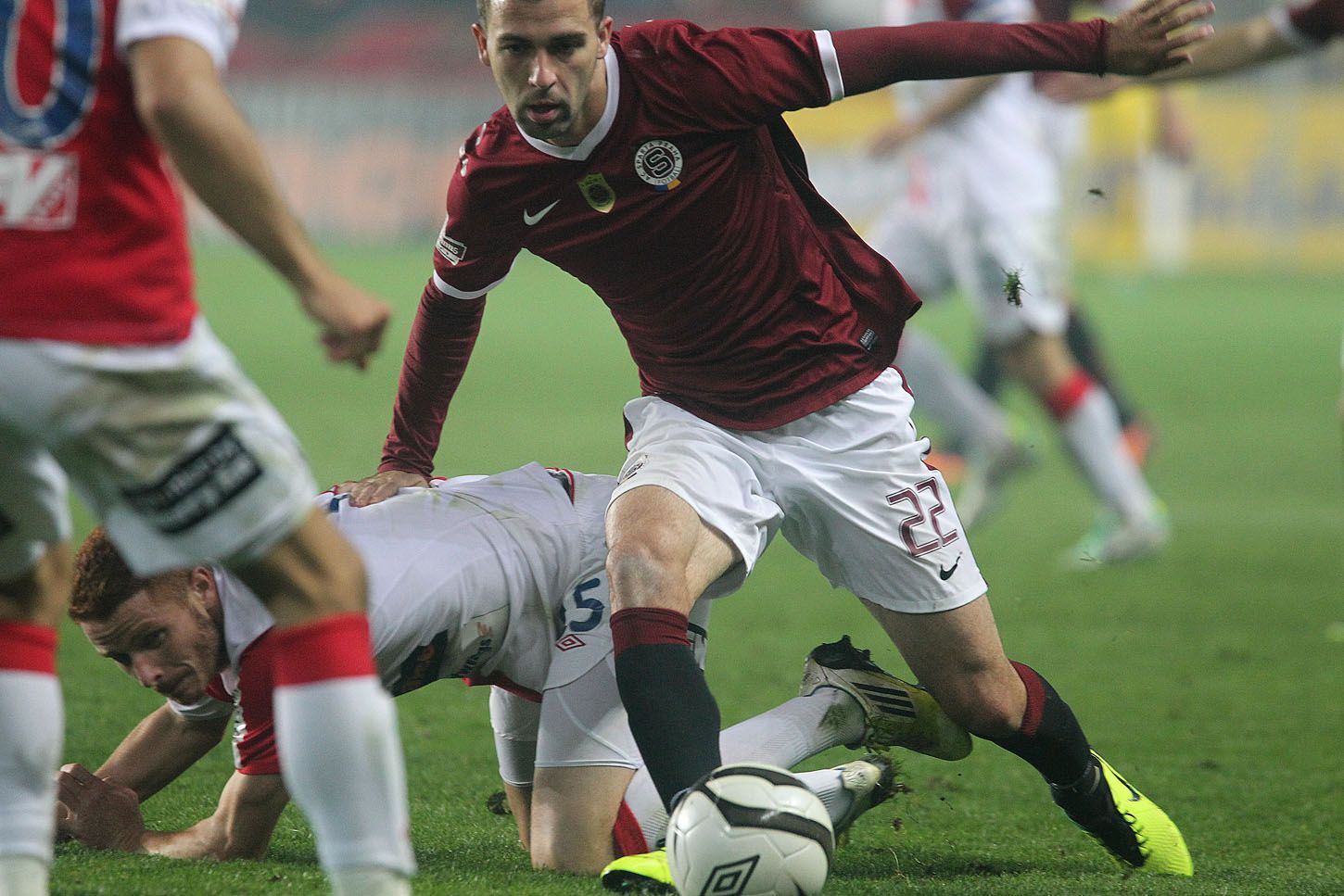 Derby Slavia - Sparta: Josef Hušbauer
