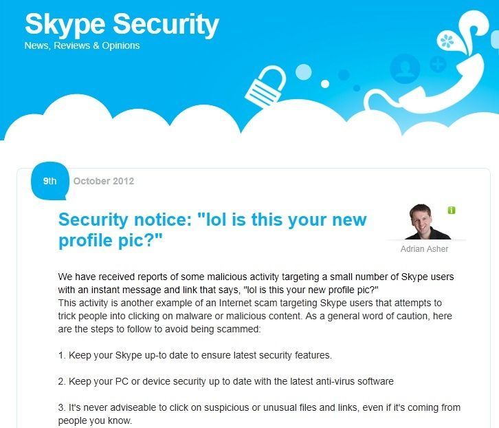 Uživatelům Skypu hrozí hackerský útok
