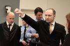 Soud s Breivikem začíná. Taktika obhajoby: nepříčetnost