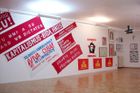 Graffiti artists invade young communists' exhibition