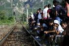 Rakouská policie ve vlaku zadržela dvě stovky běženců