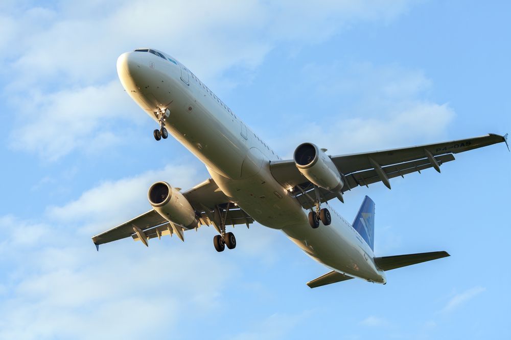 Letadlo Airbus A321 - ilustrační foto.