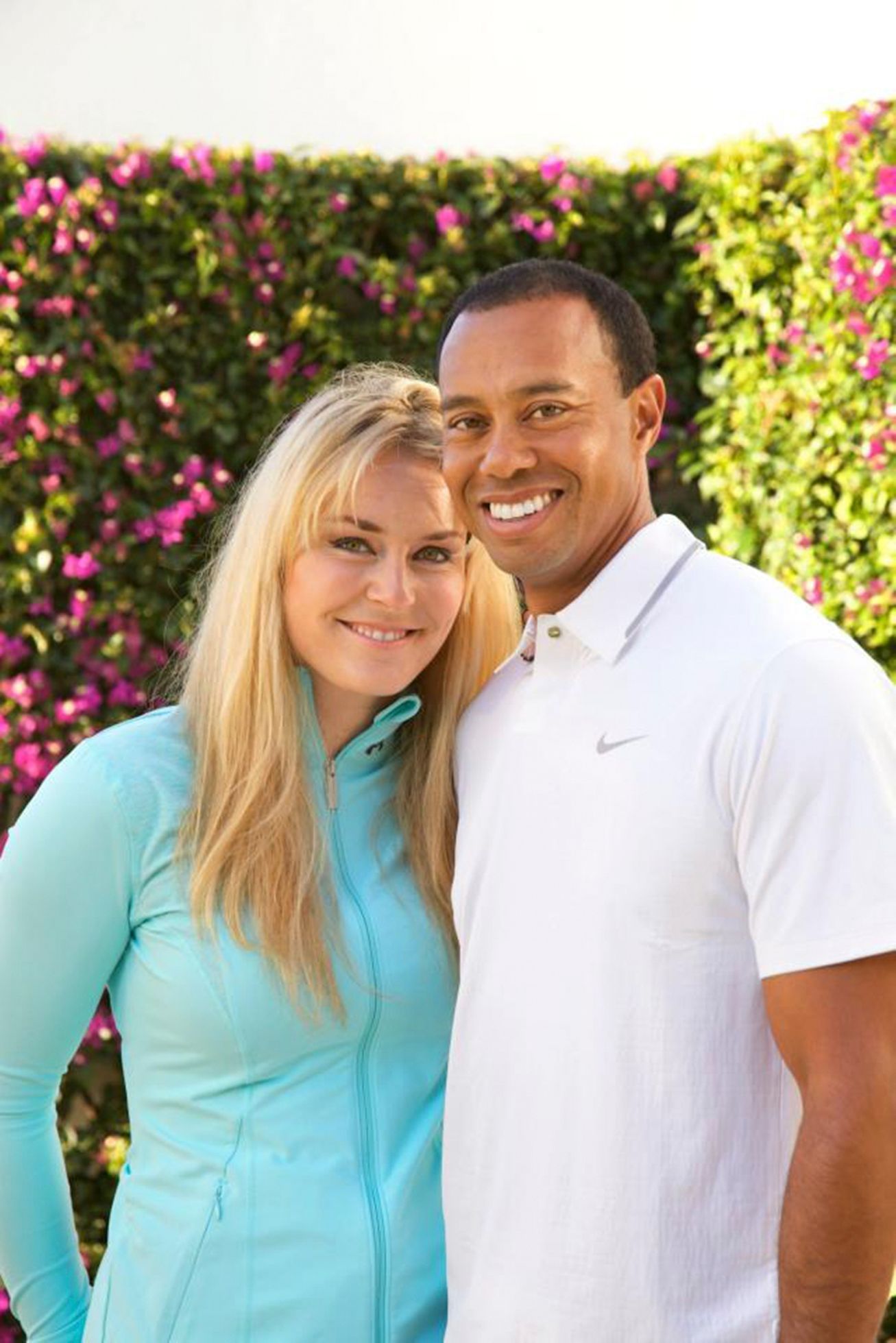 Tiger Woods a Lindsey Vonnová