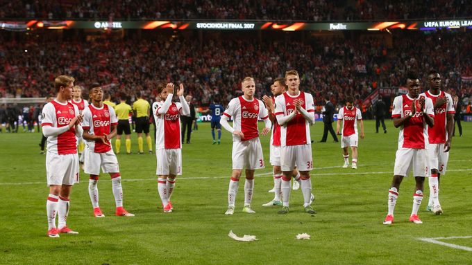 Fotbalisté Ajaxu Amsterdam.