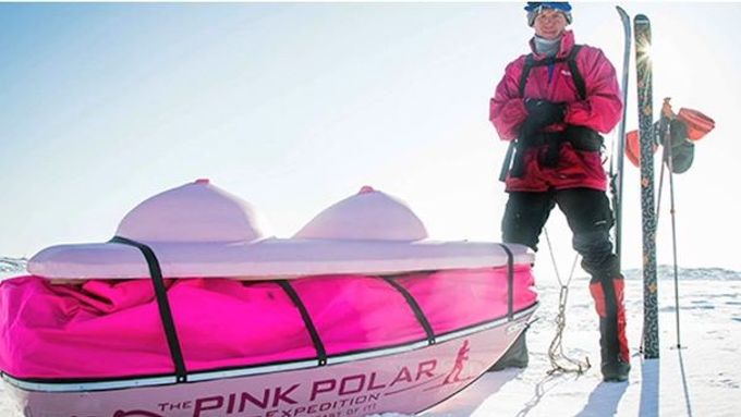 Pink Polar Expedetion dorazila do svého cíle.