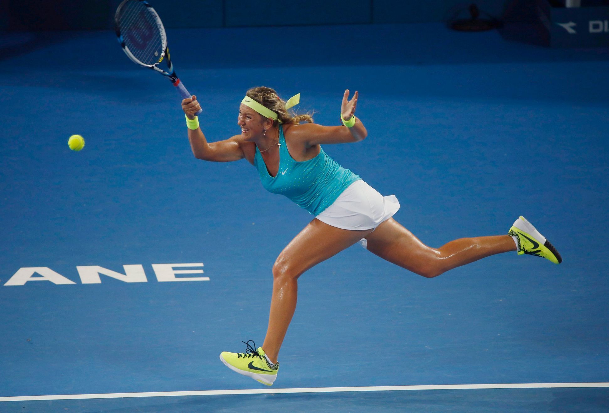 Victoria Azarenková na turnaji v Brisbane