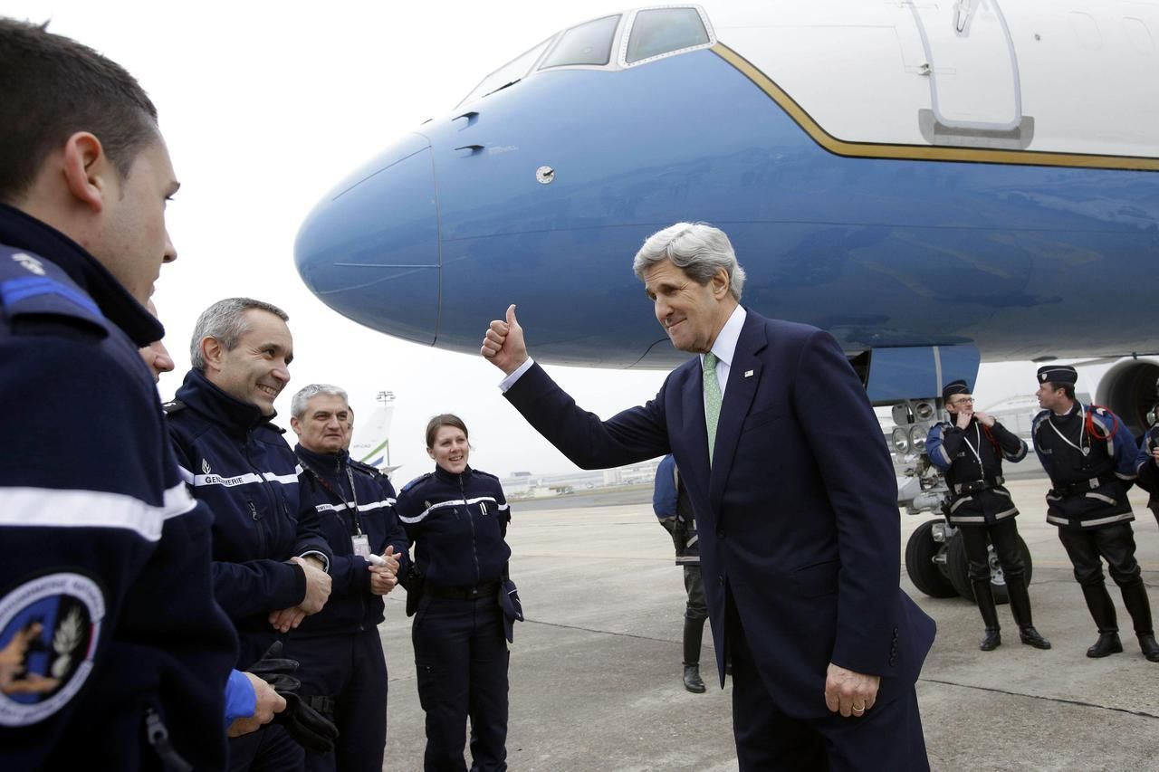 John Kerry na cestě po Evropě - Paříž