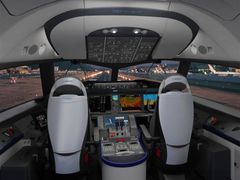 Pilotní kokpit  Dreamlineru.