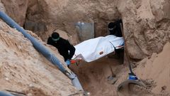 Hamás mrtvé tělo rukojmí Chán Júnis