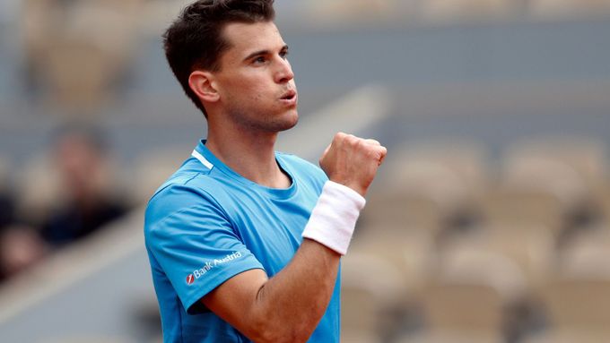 Dominic Thiem na French Open.