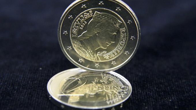 Lotyšské euromince