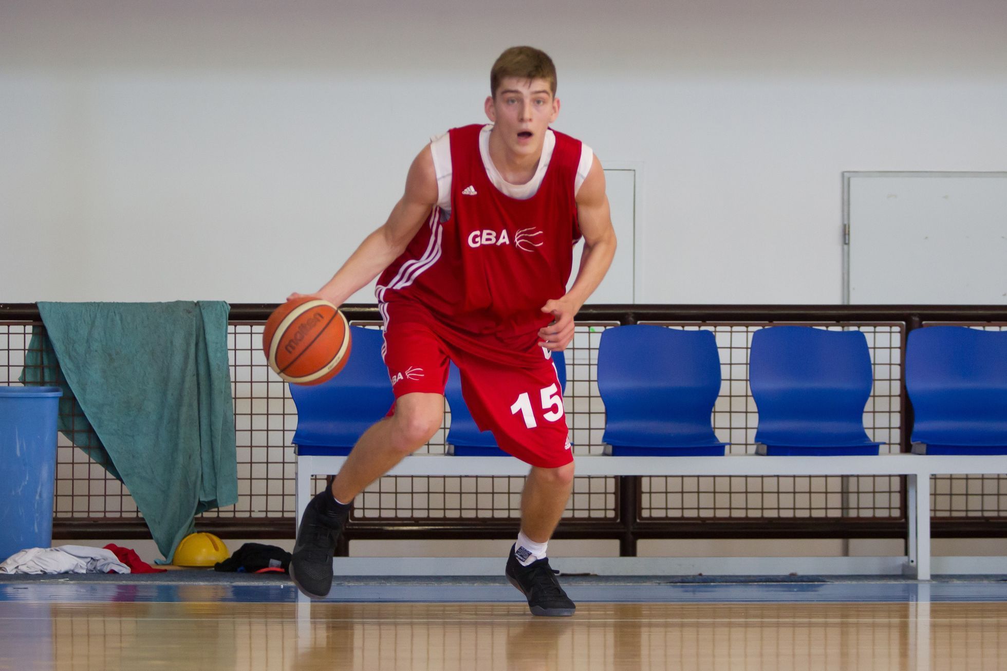 Jakub Dombek, Trenénink basketbalového týmu GBA