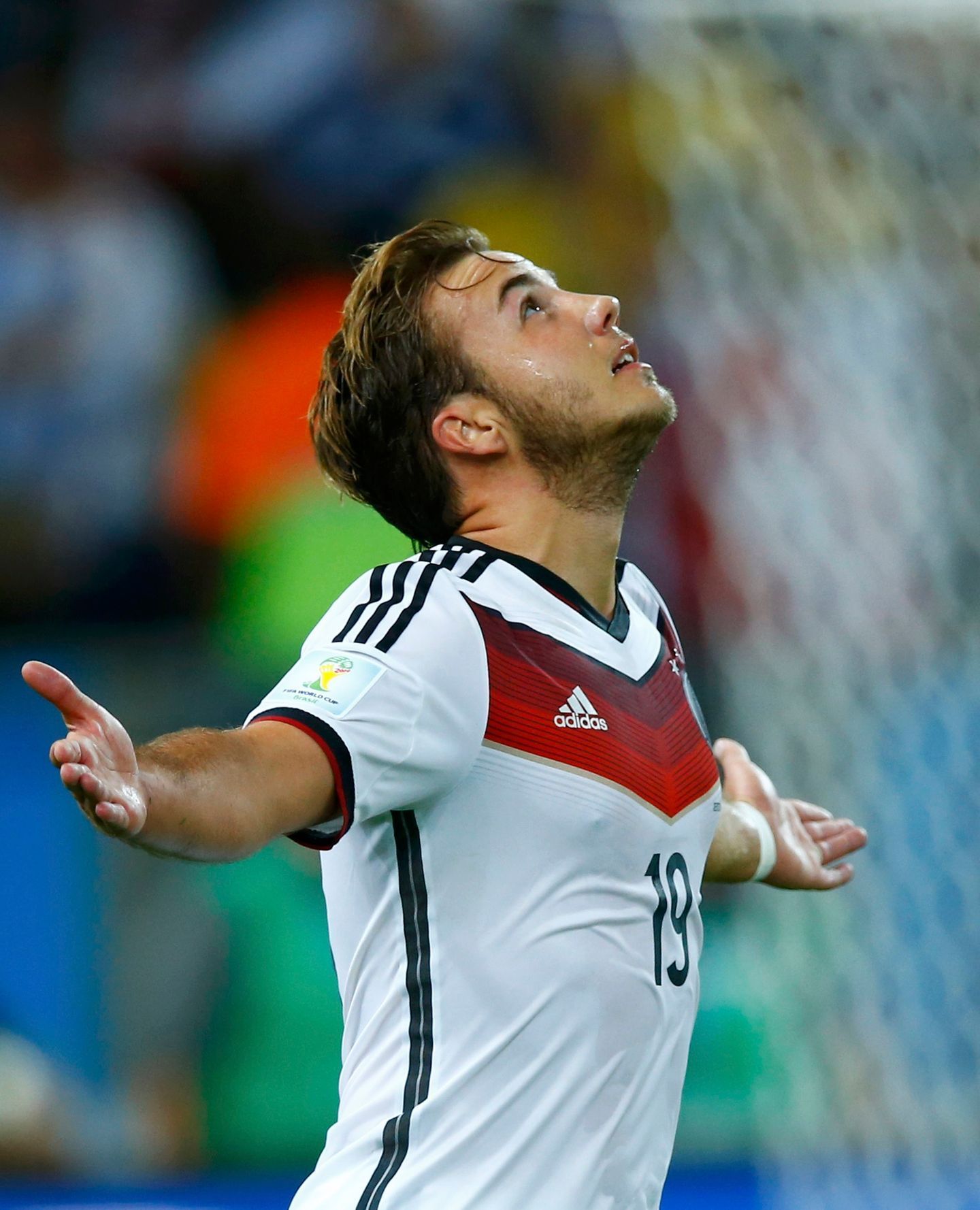 MS 2014, Argentina-Německo: Mario Götze slaví vítězný gól