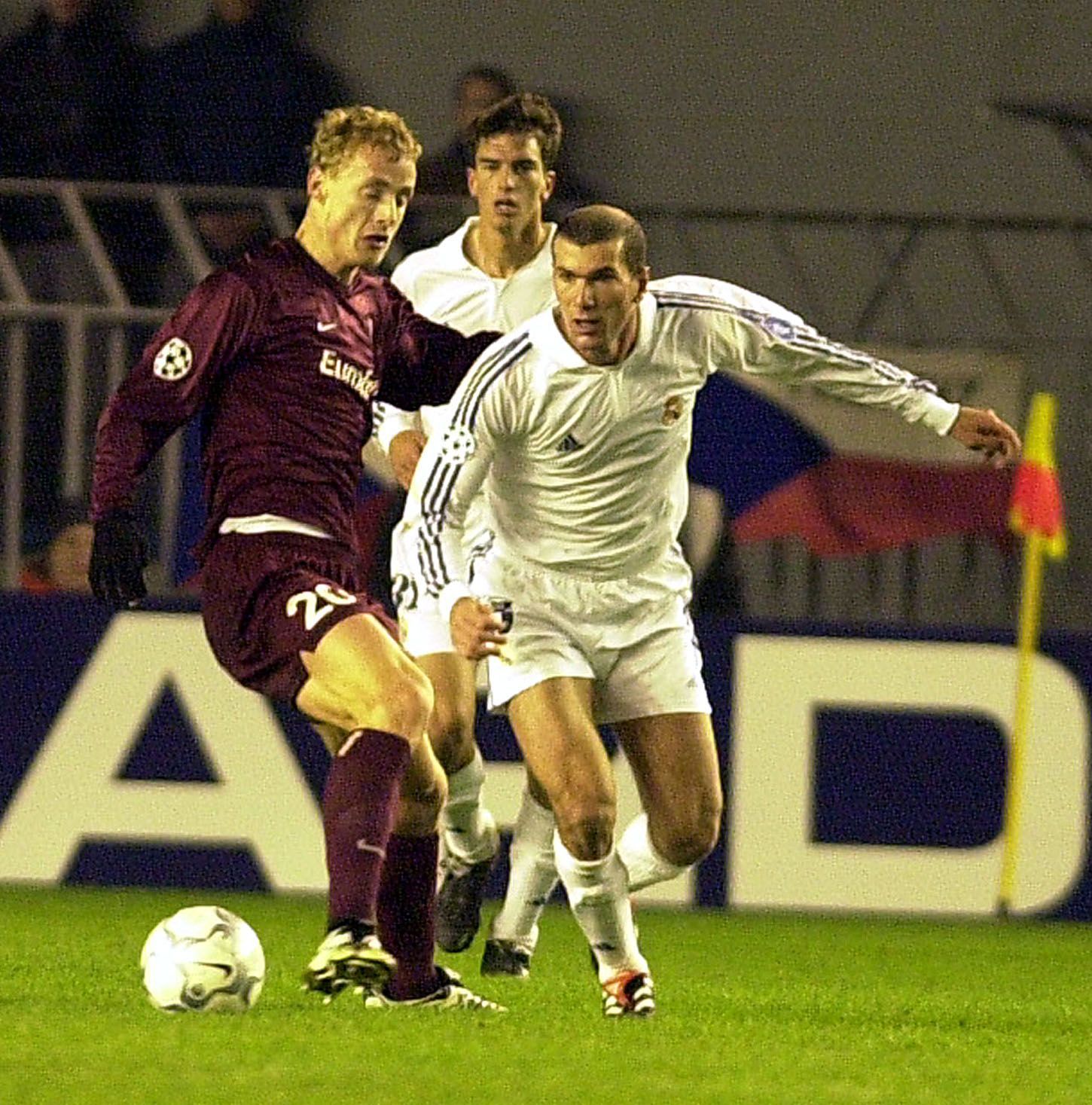 Sparta - Real Madrid, Liga mistrů 2001, Zidane, Jarošík