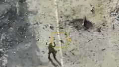 Ruský voják u Orichivu