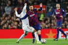 Barca - Real 0:0. Messi měl dvě stoprocentní šance, Baleovu radost zastavil ofsajd