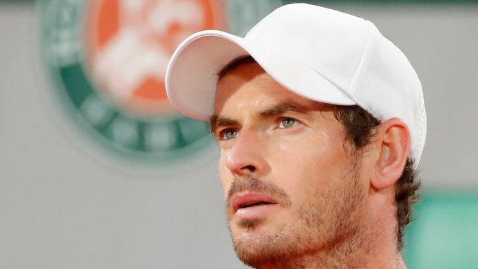 Andy Murray v prvním kole French Open.