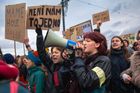 Foto: Tisíce lidí podpořily stávku v ulicích Prahy. Středula hrozí pokračováním
