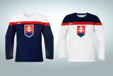 V zajímavou módní přehlídku se mění postupné představování dresů jednotlivých reprezentací pro hokejový turnaj na blížící se olympiádě v Soči. Jako zatím poslední ukázali své trikoty Slováci.