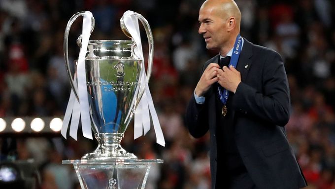 VÍTĚZNÝ TYP. Zinedine Zidane vyhrál Ligu mistrů jednou jako hráč a už potřetí jako trenér.