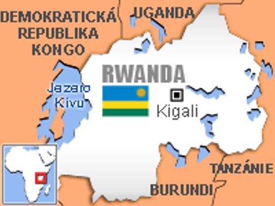 Souvislosti: Mapa Rwanda