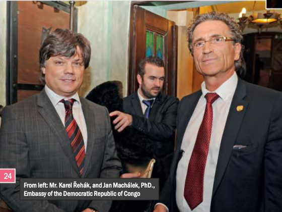Finální projekt s ambasádou Konga - podvod za 800 milionů? Karel Řehák a Jan Machálek. Zakladatelé ekonomické sekce při velvyslanectví Konga.