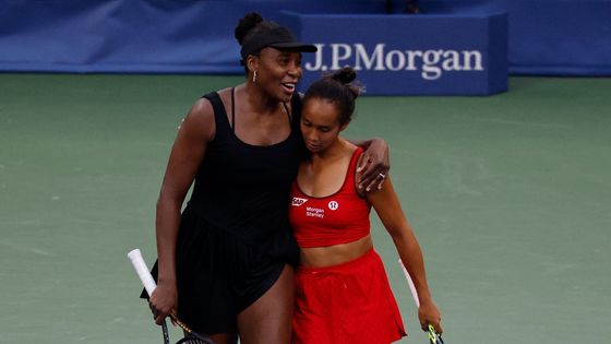 Venus Williamsová a Leylah Fernandezová po čtvrtfinále čtyřhry na US Open 2025