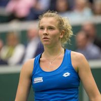 Kateřina Siniaková Halepová vs. Siniaková, Fed Cup, Česko - Rumunsko