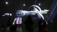 čínská vesmírná stanice Tchien-che model