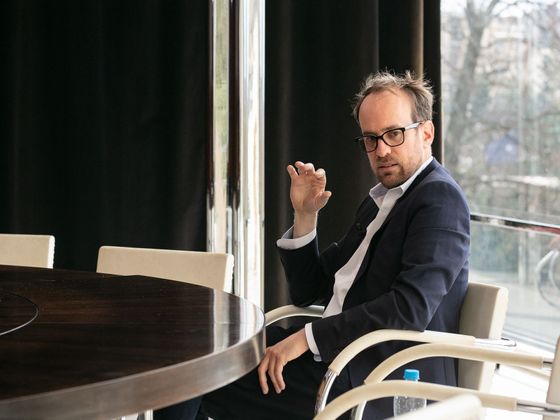 Julius Ševčík (40) Režisér filmu Skleněný pokoj Julius Ševčík