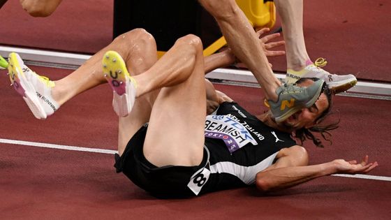 Novozélanďan Geordie Beamish na MS 2025 v atletice