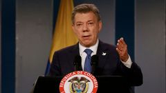 Kolumbijský prezident Juan Manuel Santos.