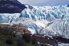 Ledovec Perito Moreno se vzpírá oteplování a roste