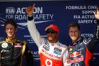 Maďarskou kvalifikaci F1 vyhrál Hamilton s McLarenem