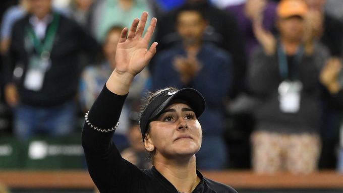 Bianca Andreescuová v Indian Wells 2019