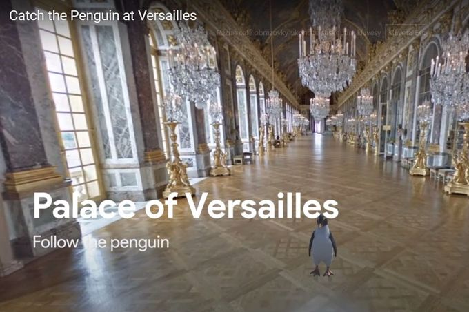 Navštivte Versailles a následujte tučňáka...
