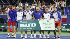 Český daviscupový tým po postupu