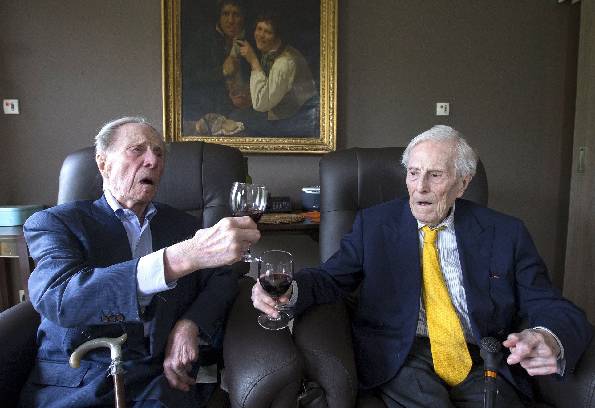 Nejstarší dvojčata na světě, 102letí Belgičané Pieter a Paulus Langerockovi
