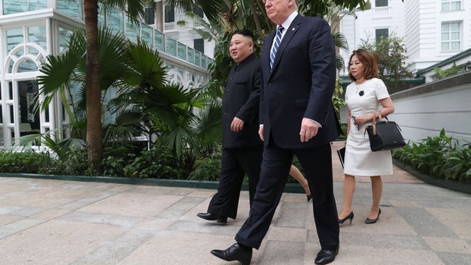 Jednání Trumpa a Kima v Hanoji.