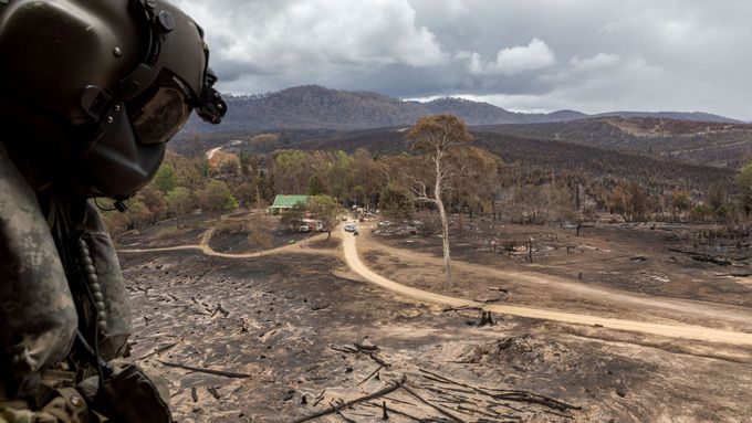 Austrálie po požáru. Ilustrační foto.