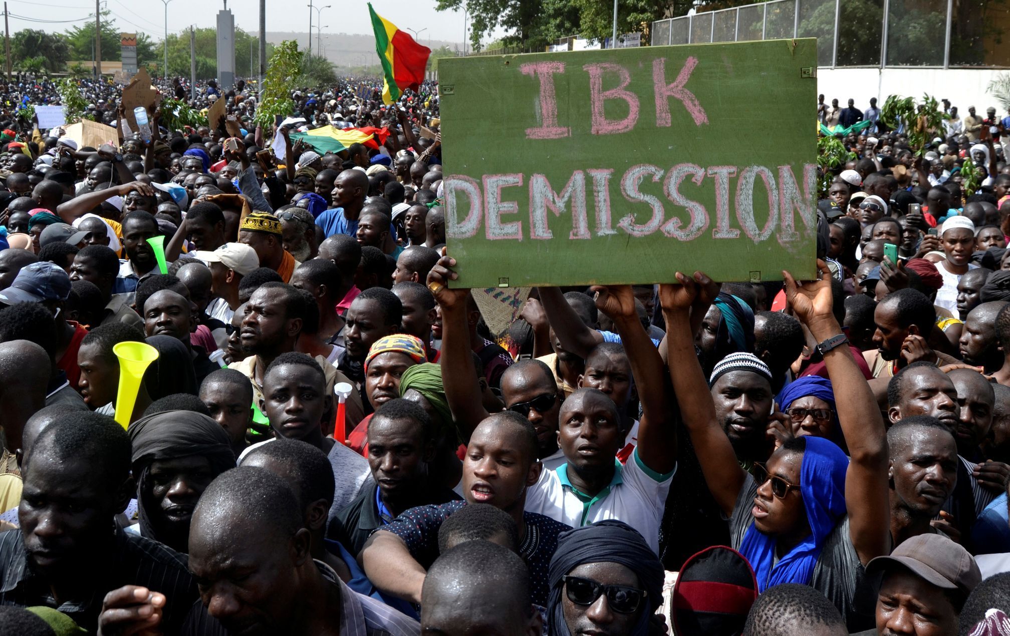 Protesty v Mali