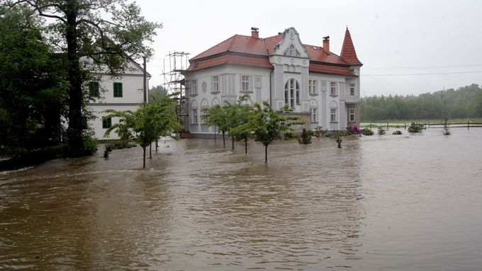 Povodeň na Plzeňsku.