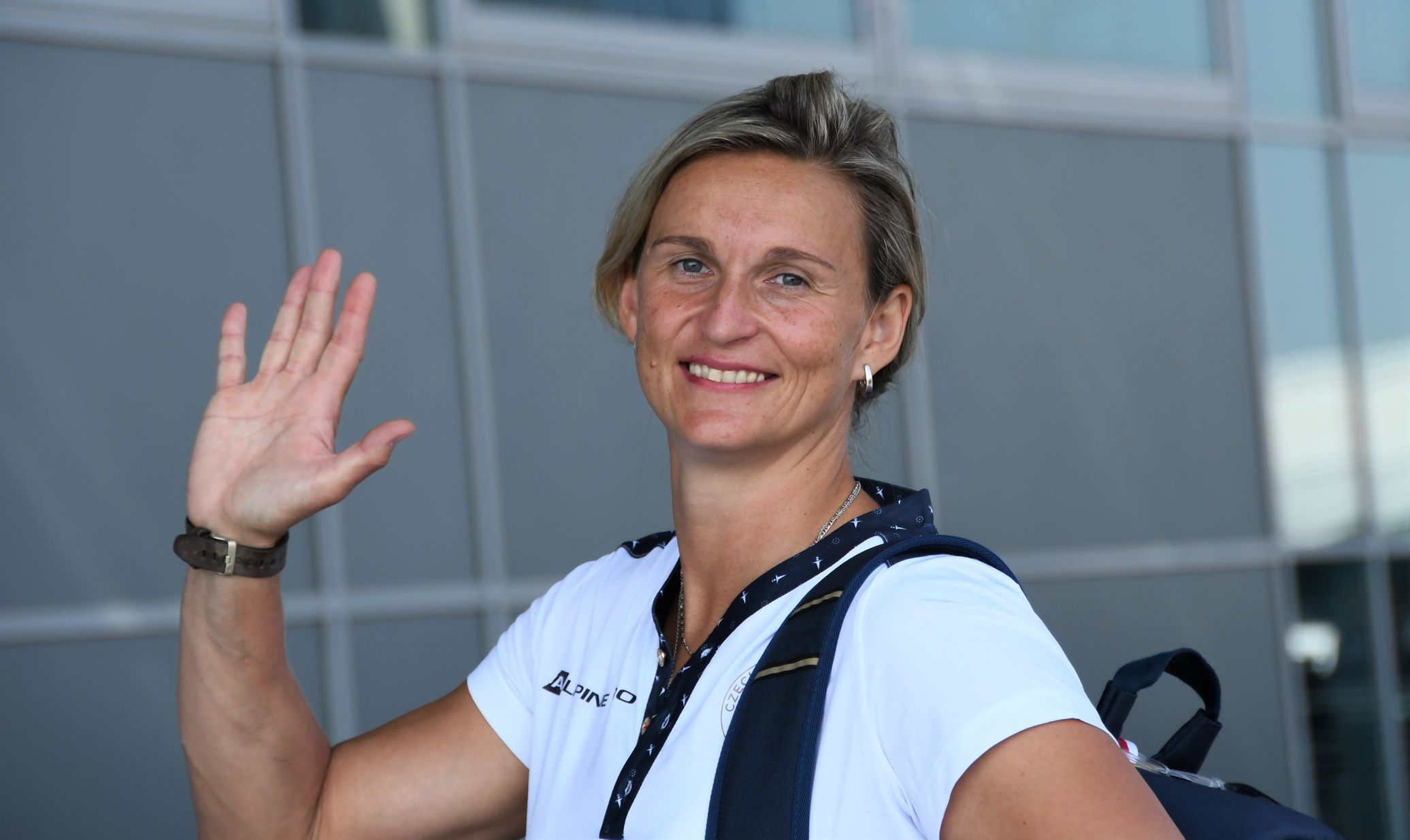 Barbora Špotáková před odletem do olympijského Tokia