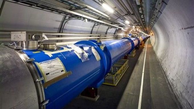 Tunel urychlovače v CERN