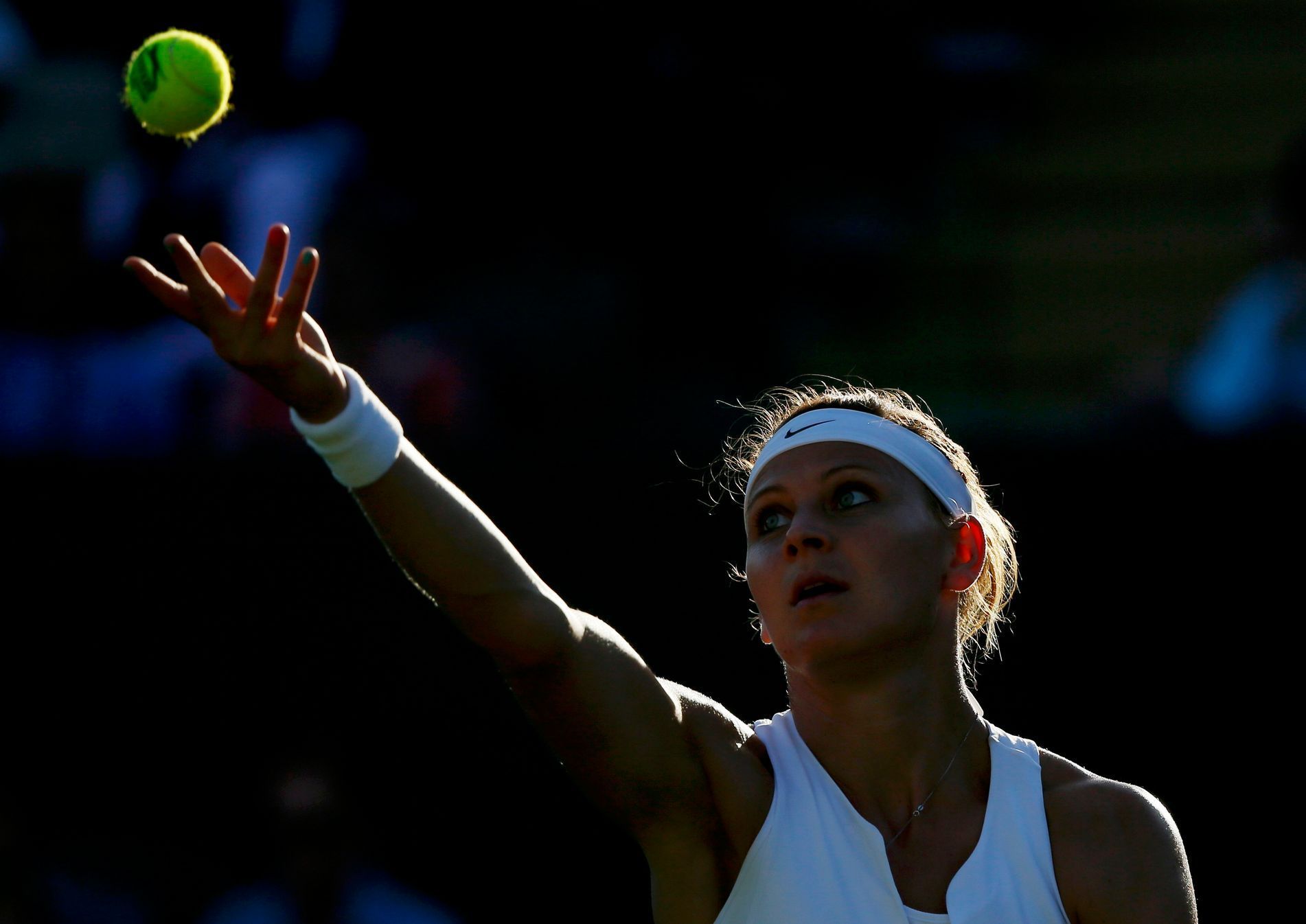 Lucie Šafářová na Wimbledonu.