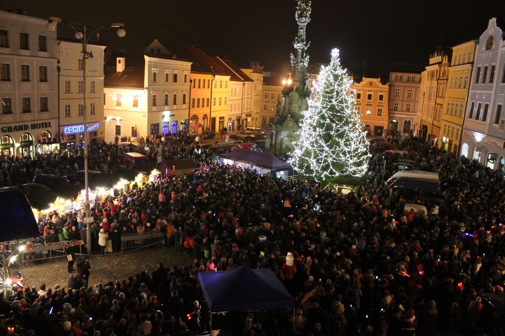 Vánoční stromy - Jindřichův Hradec