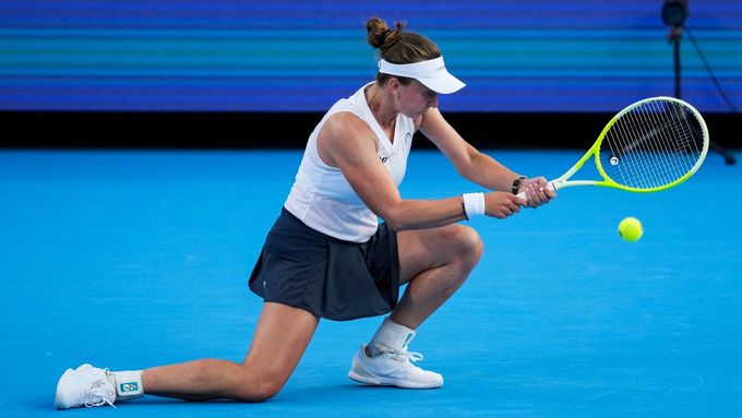 Barbora Krejčíková na turnaji v Cincinnati 2025